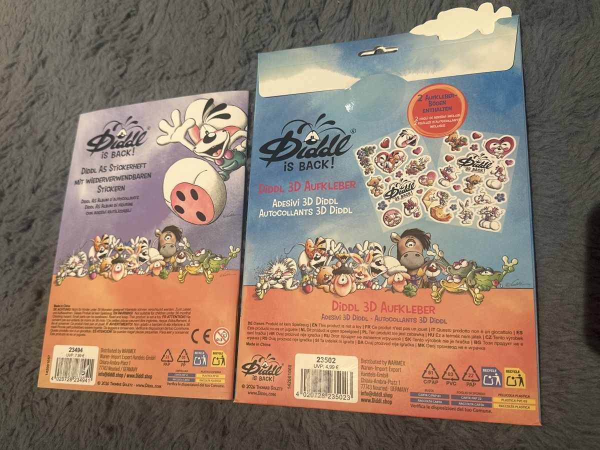 Autocollants: Diddl is Back Set – Neuf (Voir description) à Othmarsingen par Crallthene98 1