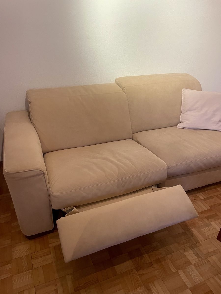 Natuzzi Sofas: Natuzzi Sofa „Malcom 3. Sitz“ Beige – Gebraucht aus Herrliberg von Carmela_M. 1