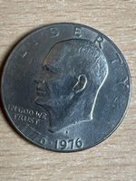 Eisenhower Dollar Münze 1776-1976 USA sehr guter Zustand