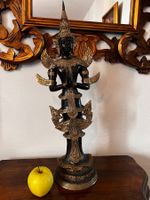 Schöne Tempelwächter Bronze Figur * Asiatische *