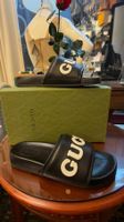 Gucci Slides/Pantoletten, schwarz, Neue Preis 750e