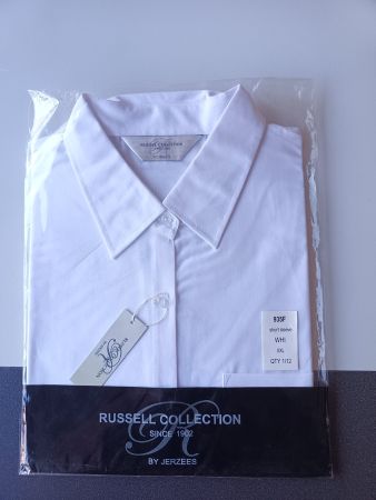 Kurzarm Hemd weiss XXL