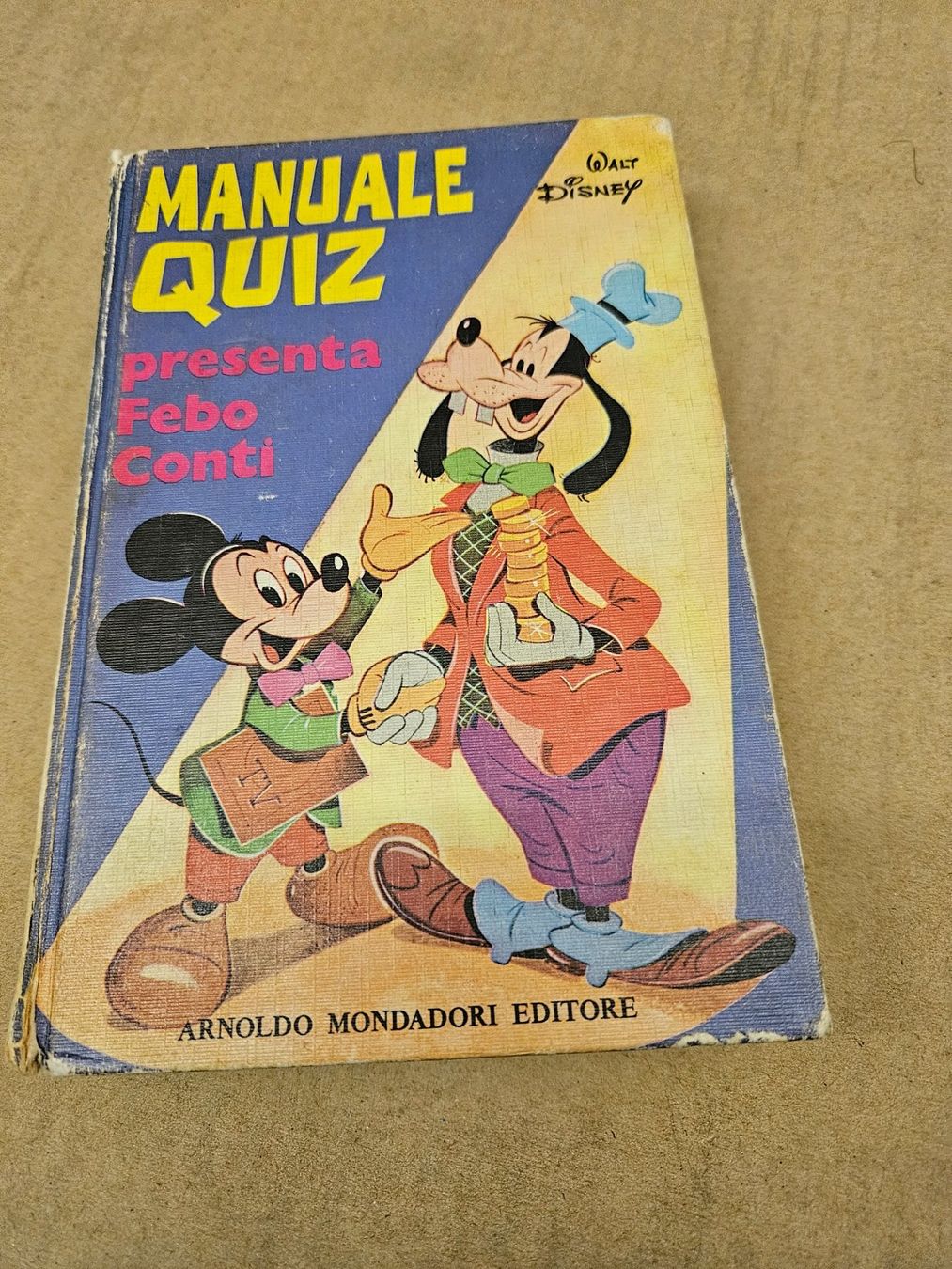 Libri: Vecchio libro Disney "Manuale Quiz" – Usato da Melano venduto da H-Sara