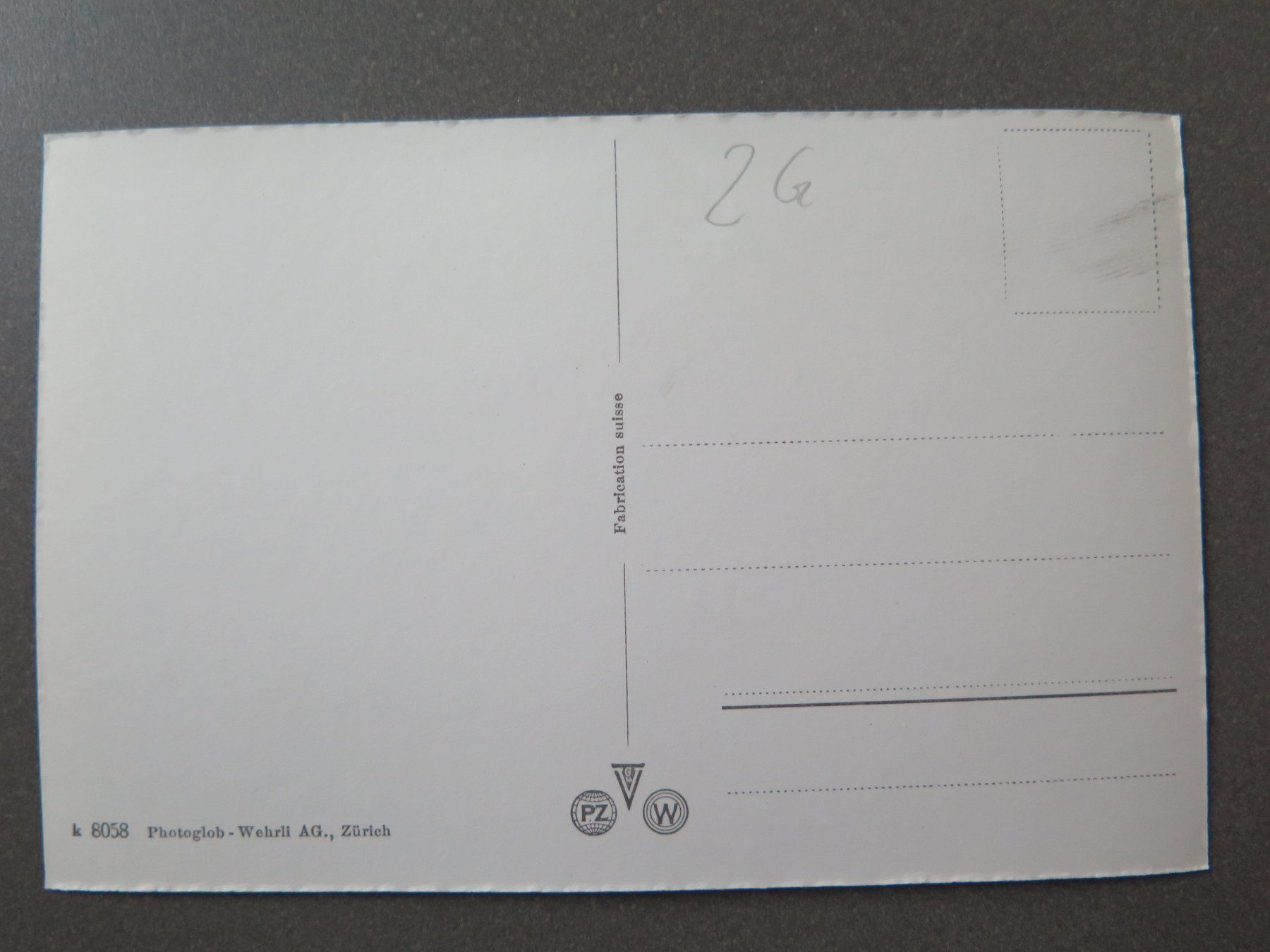 Cartoline postali: ZUG - BLICK AUF PILATUS – Usato da Wittenbach venduto da lipasal 1