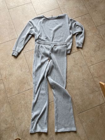 Gemütlicher Homedress von ONLY, Grau, Gr. S, für Damen