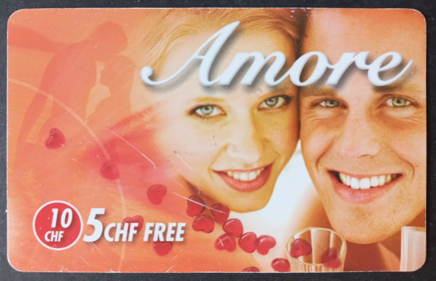 Schede telefoniche: Taxcard Phonecard - Amore - CH – Usato da Niederuzwil venduto da lubimaja