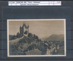 1930 AK, BE, "Thun - Schloss", gelaufen