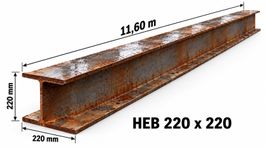 HEB Träger 220 x 220 Länge 11,60 m