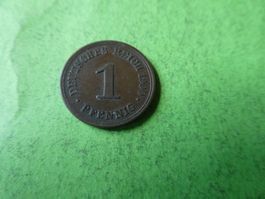 Dt. Reich 1900 F, 1 Pfennig