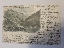 Ansichtskarte Les Hauderes Dent Blanche gelaufen 1901 R30