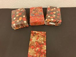 Geschenktaschen klein, Weihnachten, 30 Stück, ca. 16x10x6 cm