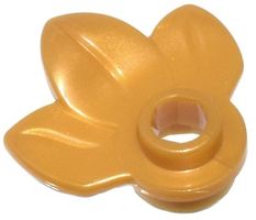 Lego 20x Blätter perl gold matt (32607)