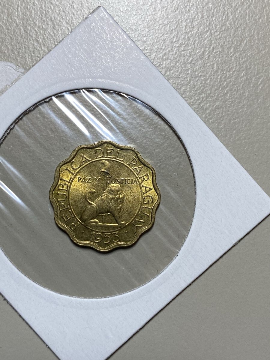 Tutti le monete: Paraguay - 15 centimes - 1953 – Usato da Payerne venduto da Mike1682 1
