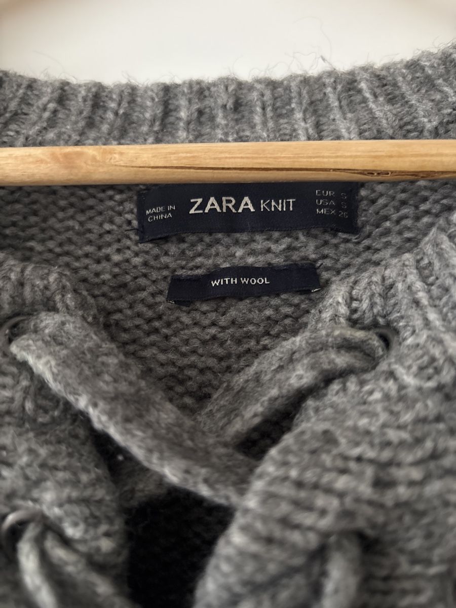 Zara Maglioni & Felpe: Zara Strickpullover mit Wolle, Grösse S, Grau – Usato da Winterthur venduto da ag8m8 1