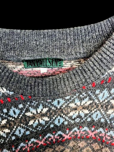Lotti di vestiti: Vintage Fair Isle Muster Pullover - Größe XL – Usato da Zug venduto da vinokilo 3