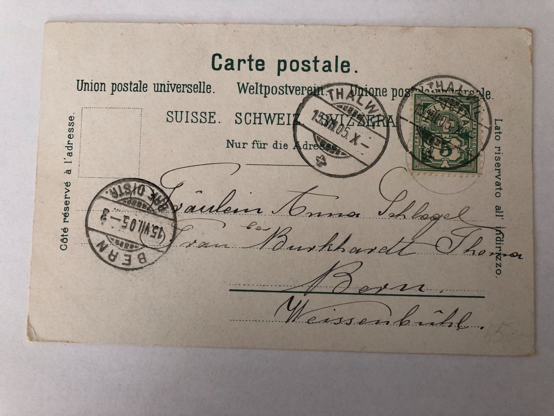 Cartes postales: Thalweil (Thalwil) 1905 – D'occasion à Pfäffikon ZH par Waltoversand 1
