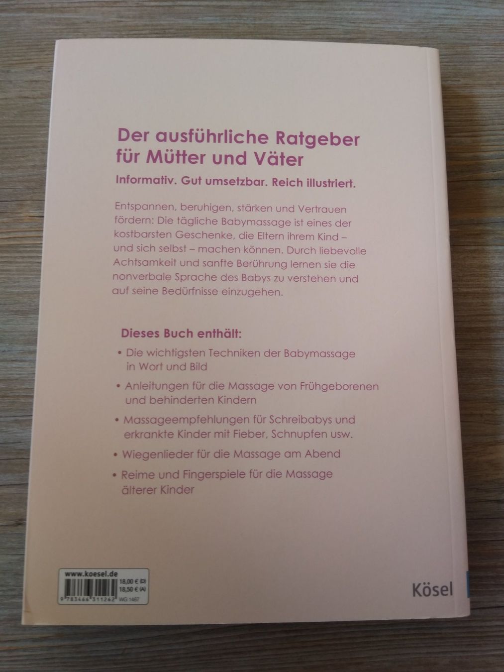 Libri: Buch Baby Massage – Nuovo (secondo la descrizione) da Heimberg venduto da FamilyFox 2