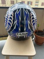 Lazer CROCO LZ6 Helm Motorradhelm Gr. 55-56 1350g weiß blau