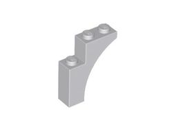 LEGO - 50x Light Bluish Gray Arch 1x3x3 - 13965 - NEW