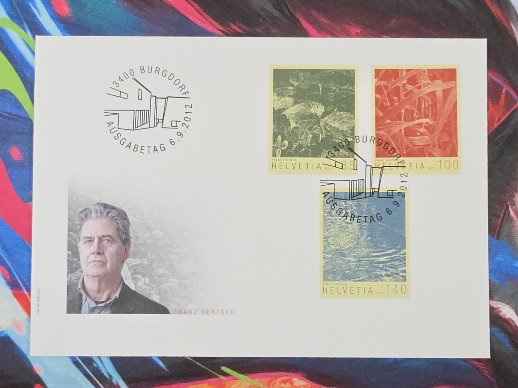 Tutti i francobolli: CL29 Enveloppe + Timbre Suisse 2012 – Usato da Cousset venduto da Patrick_Collections