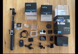 GoPro HERO 4 Black Set mit viel Zubehör 