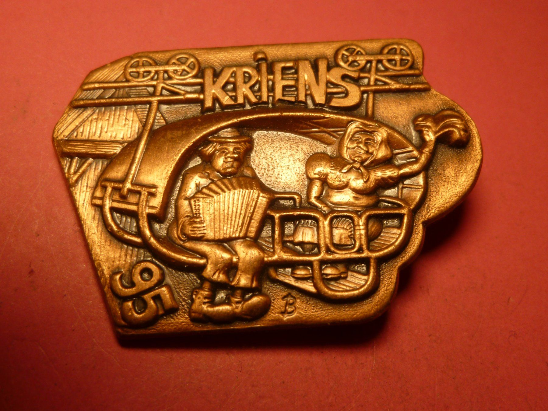 Placchette & Badge: KRIENS 1995 BRONZE – Usato da Ried (Muotathal) venduto da Mandarin02