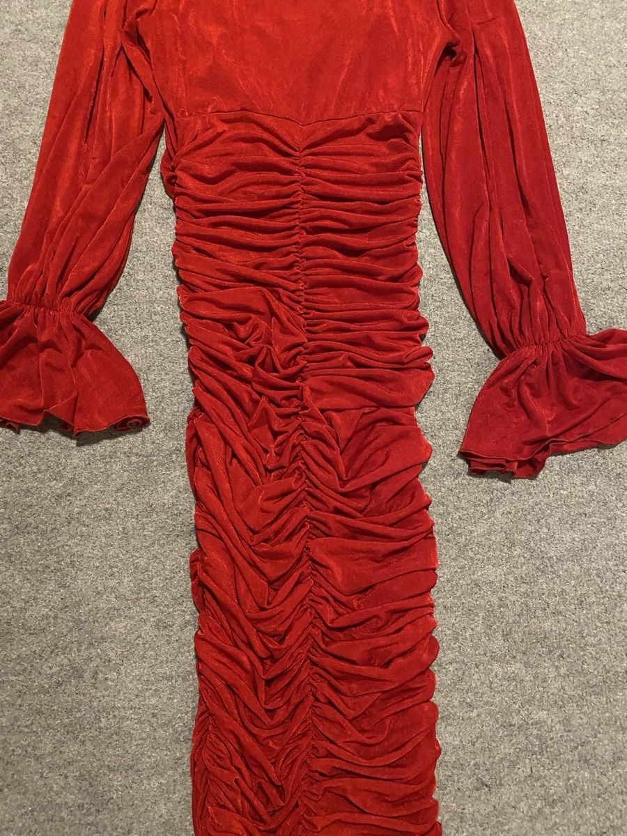 Kleider: Abendkleid mit Strass und Rüschungen – Neu (gemäss Beschreibung) aus Gams von ajd_b2hl 4