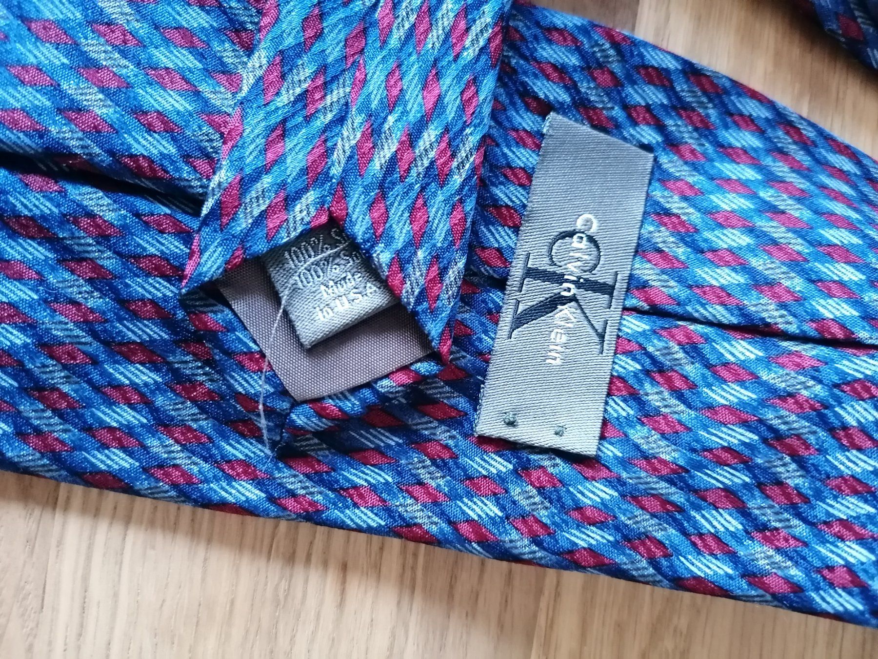 Calvin Klein Cravatte: Calvin Klein Krawatte U.S.A. - Nr. 9 – Usato da Basel venduto da vintagecollector 2