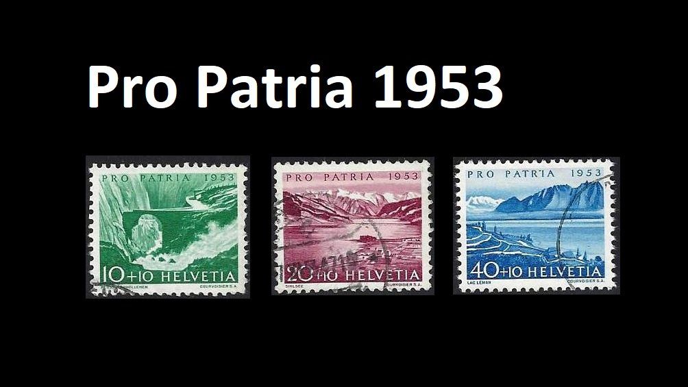 Tutti i francobolli: Pro Patria 1953 gestempelt – Usato da Baar venduto da W47