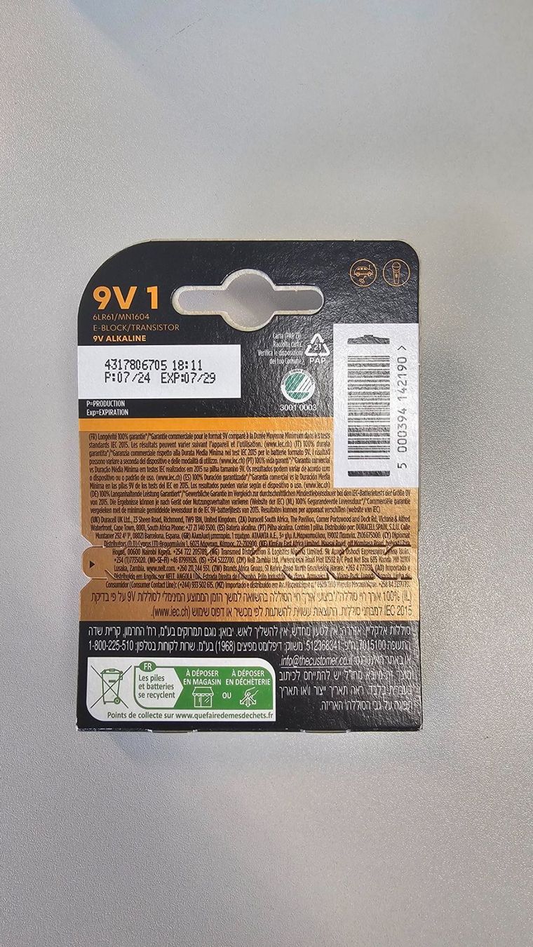 Duracell Akkus & Batterien: Batterie 9V – Neu (gemäss Beschreibung) aus Glarus von Miris8088 1