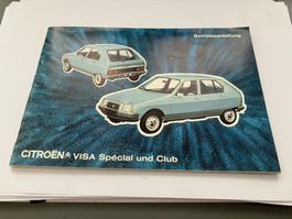 Citroën Visa Bedienungsanleitung Spezial und Club 51Seiten