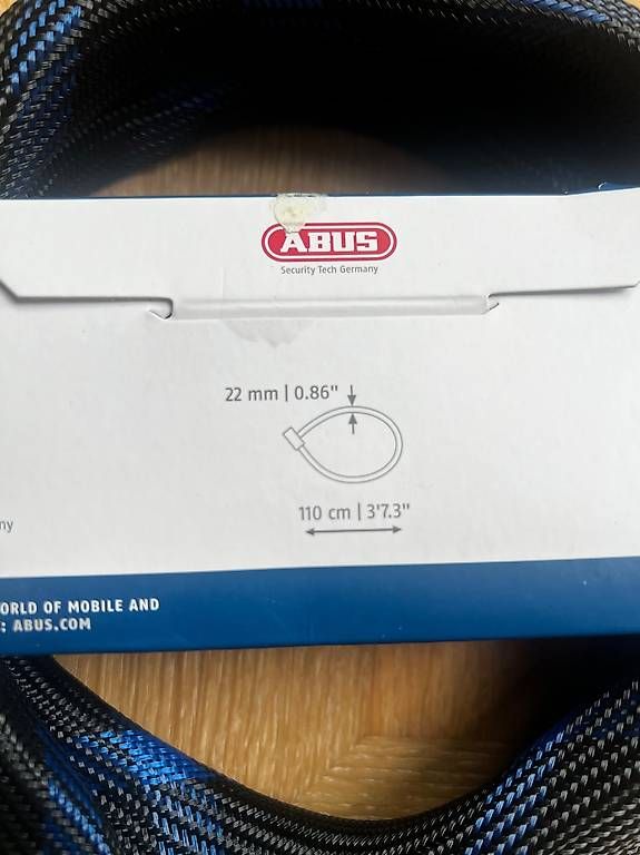 Abus Lucchetti: Abus Veloschloss – Nuovo e nell'imballaggio originale da Bern venduto da Yoko 2
