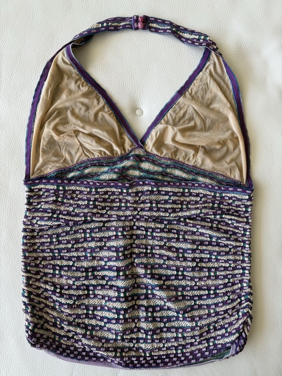Missoni Top: Missoni IT46 top dos-nu multicolore excellent état! – Nuovo (secondo la descrizione) da Cointrin venduto da sacha1981 1