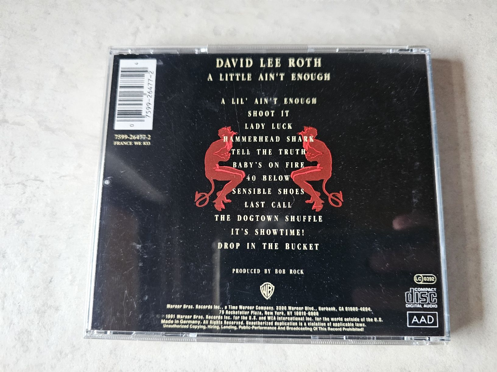 CD: David Lee Roth  -  A Little Ain't Enough – Usato da Schneisingen venduto da backstore24 1