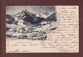 CHÂTEAU D'OEX en hiver - 1901