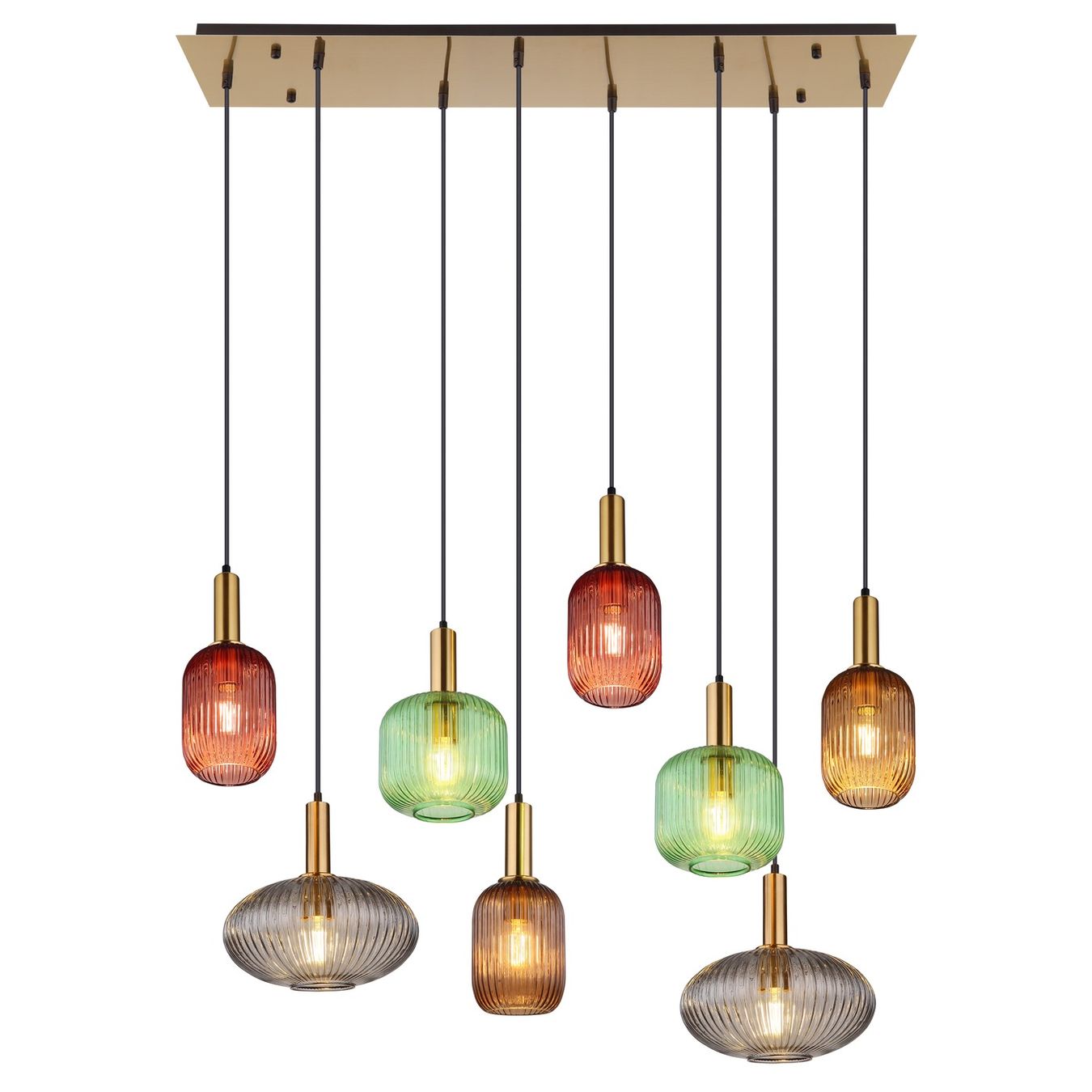 Lampadari & plafoniere: Pendelleuchte, Glas, 125 x 48 cm – Nuovo (secondo la descrizione) da Kreuzlingen venduto da Smart-Light 2