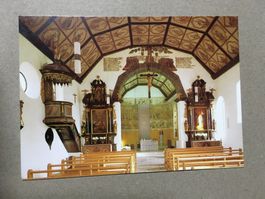 AK Kirche St.Niklausen Obwalden Innenansicht