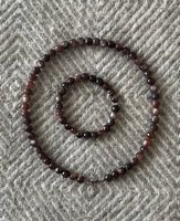 Neuwertige Mondsteinkette und Armband (Set)