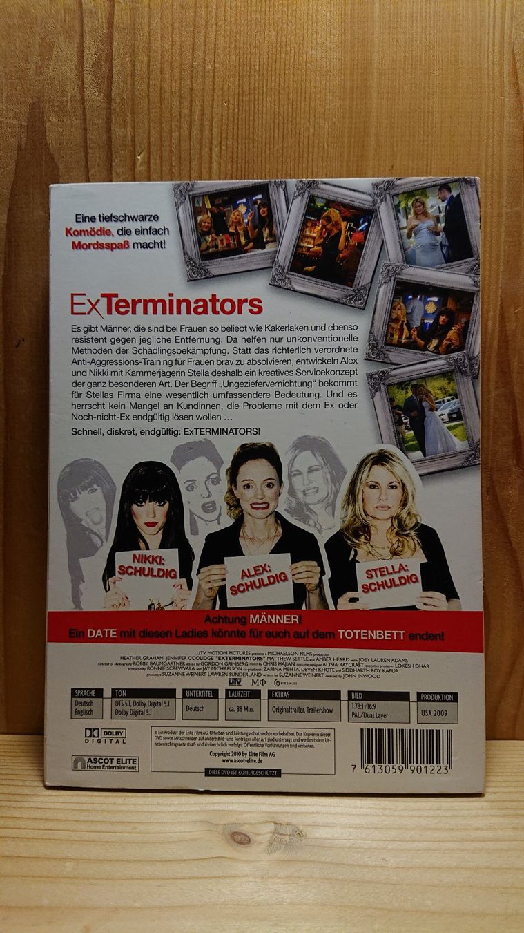 Tutti i DVDs: EX TERMINATORS DVD mit Amber Heard – Usato da Wilderswil venduto da Exebub 1