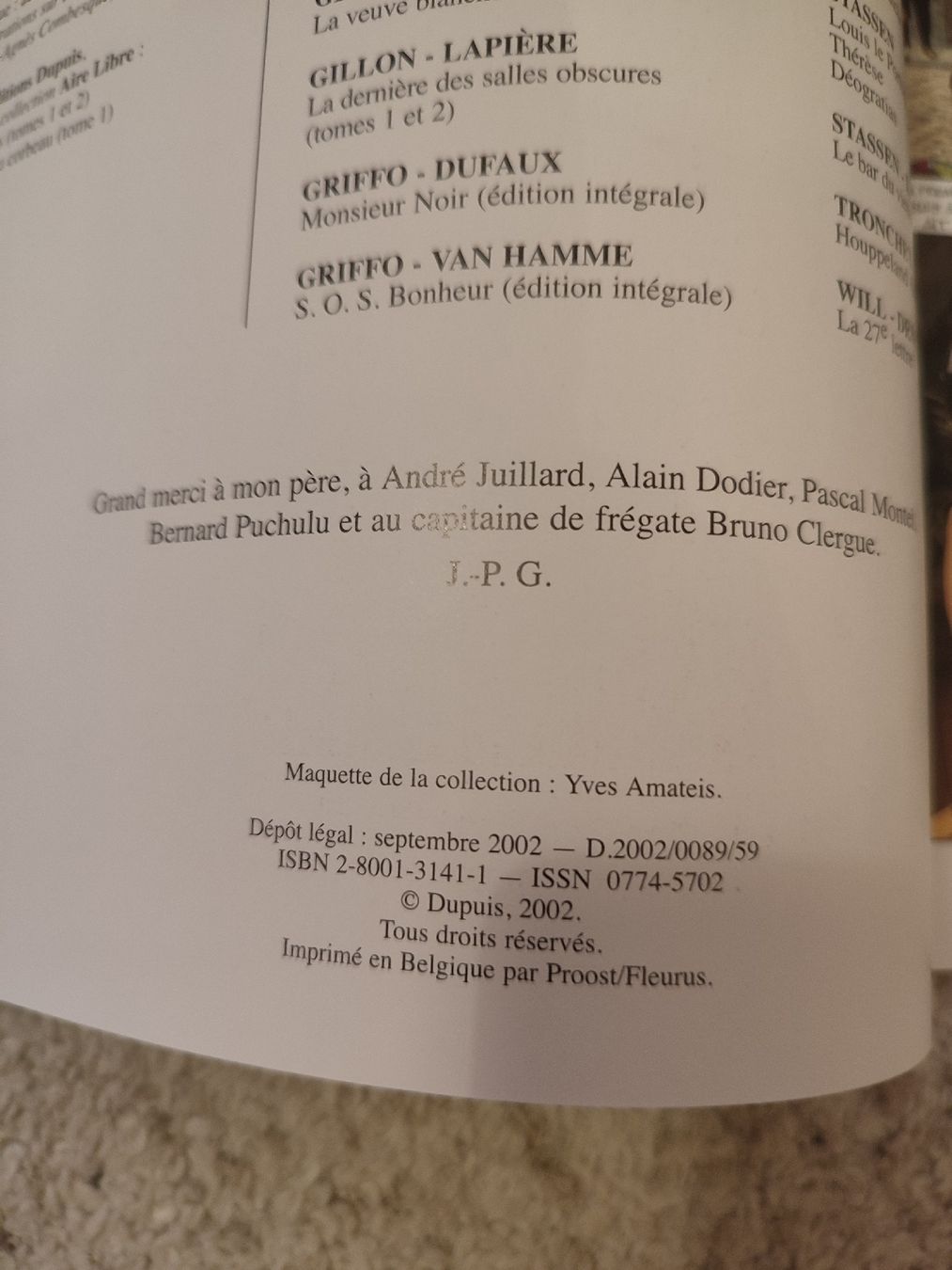 BD: Gibrat - Le vol du corbeau 1 - EO - TBE – D'occasion à Bougy-Villars par Vogue 1