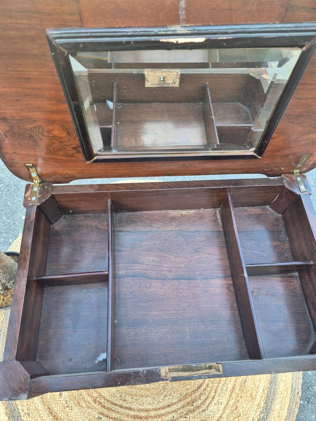 Tavoli: Petit meuble ancien marqueté – Usato da Fully venduto da tameab 6