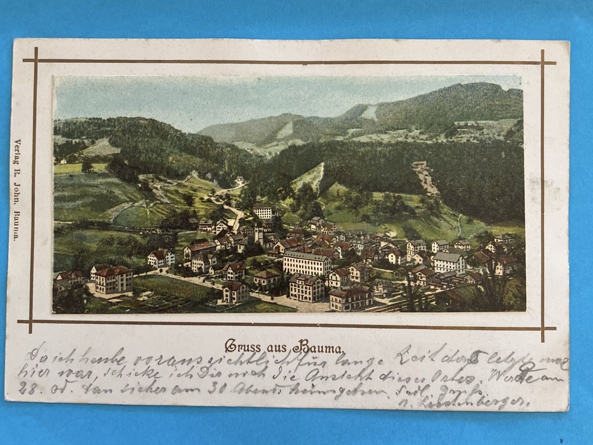 Cartoline postali: Alte Ansichtskarte Gruss aus Bauma ZH – Usato da Bauma venduto da Baumer71