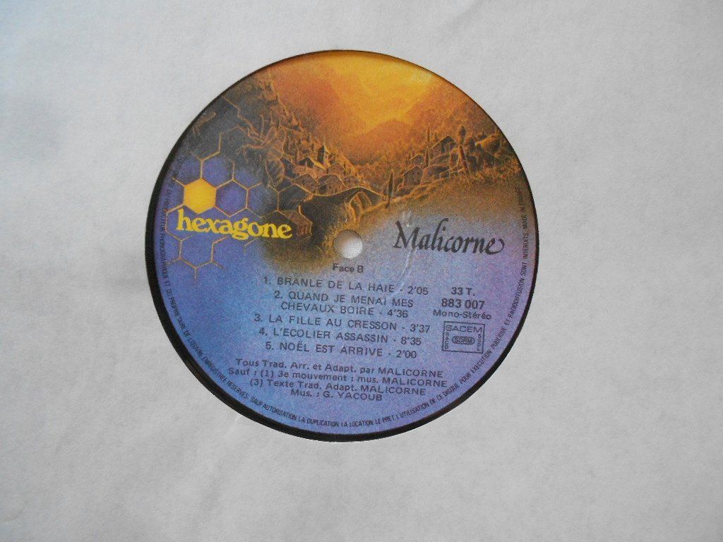 Schallplatten: MALICORNE  -  ALMANACH – Gebraucht aus Bex von Giorgiob 4