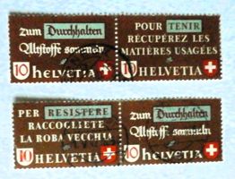 CH 1942 Altstoffverwertung Kehrdruck