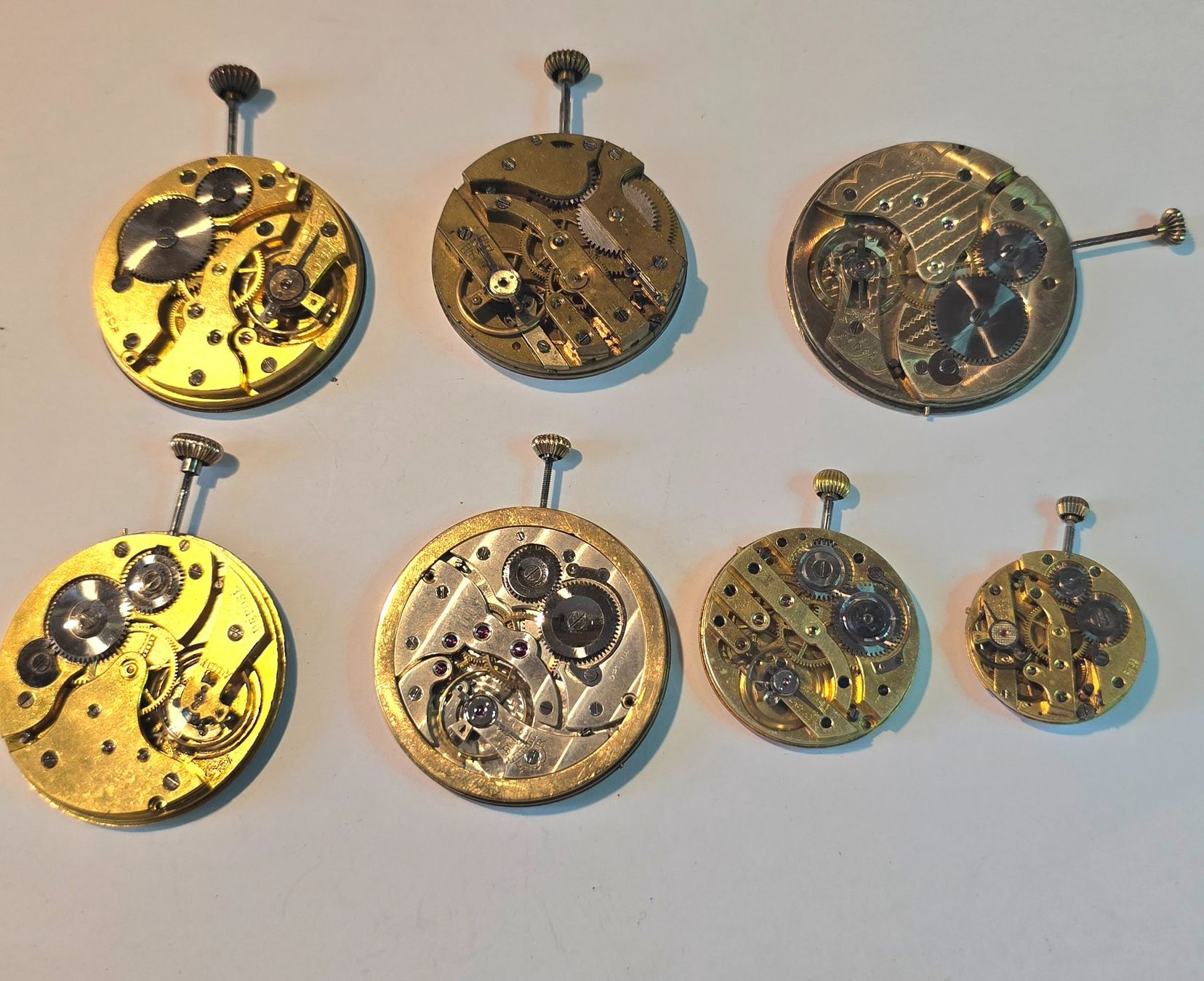 Orologi: 7Stk. Taschenuhrenwerke laufen – Usato da Ennetbürgen venduto da 50shafali53 1