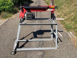 Holzspalter Elektromotor mit Untergestell und Rollen