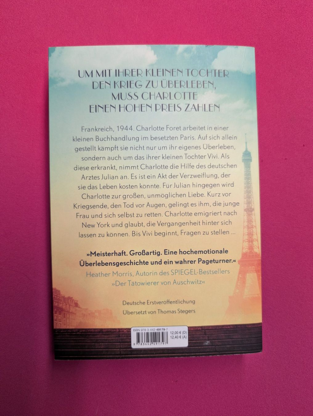 Libri: Buch Die Buchhändlerin von Paris – Usato da Holziken venduto da gummi_baerli93 1
