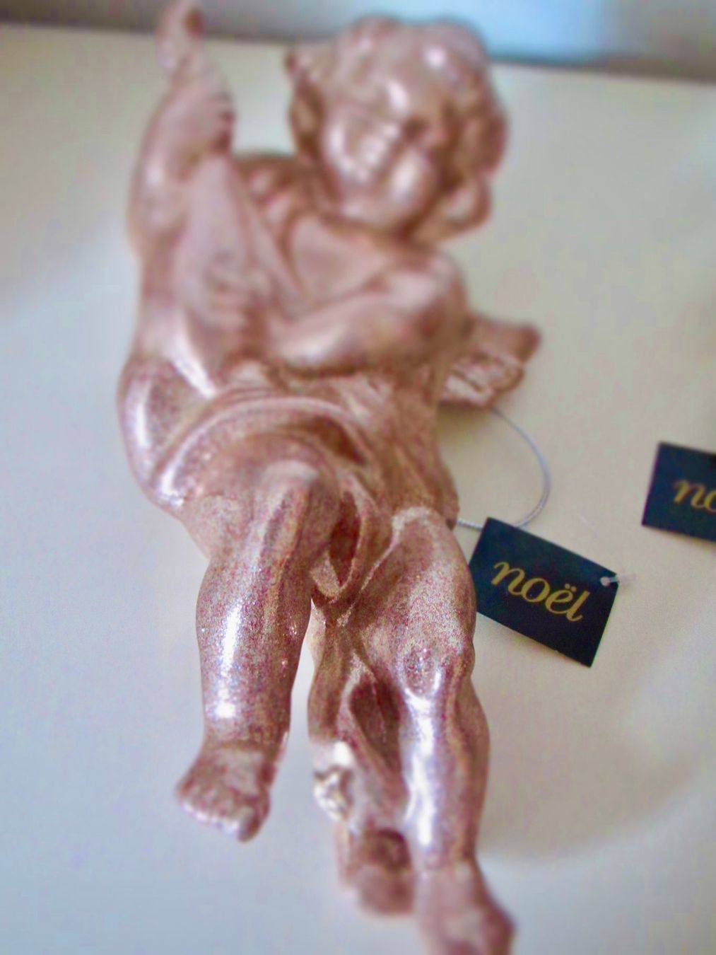 Figuren: 2 ANGES DORES A SUSPENDRE NEUFS – Neu (gemäss Beschreibung) aus Murten von Selliot 1