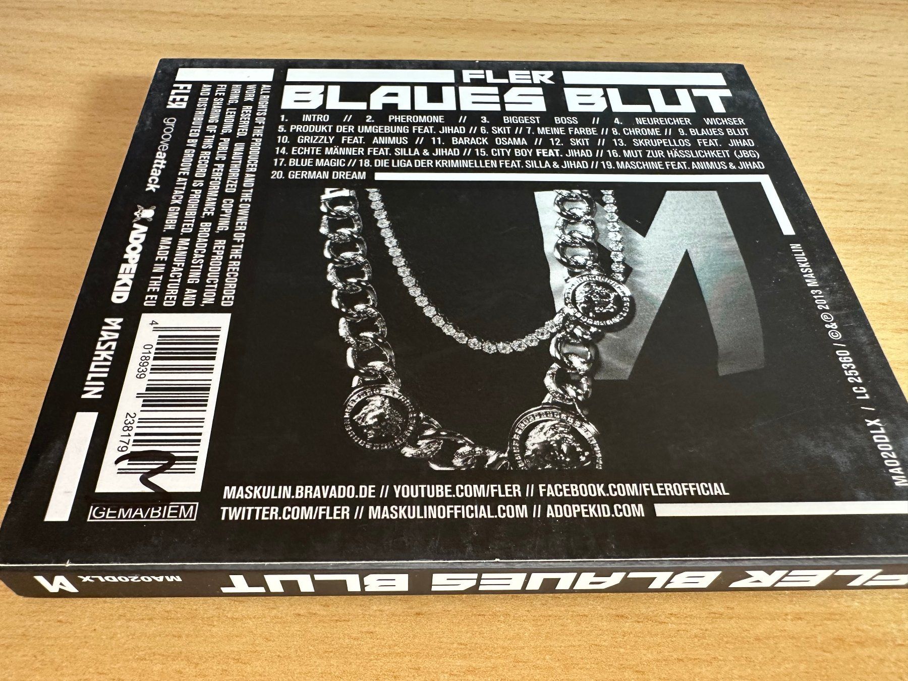 CD: Fler – Blaues Blut (Blue Magic Edition) - 2 CD – Usato da Rikon im Tösstal venduto da Alpenmutz 1