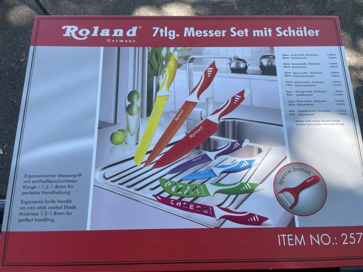 Coltelli: Messerset mit Schäler – Nuovo e nell'imballaggio originale da Rorschach venduto da efd_fb6s 1